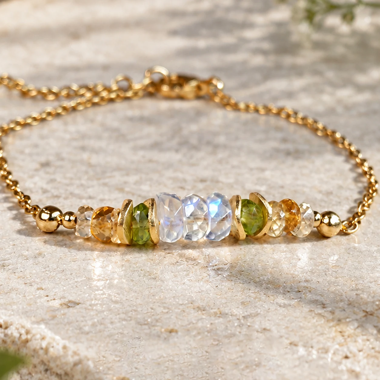 Bracelet Rosée en pierres naturelles, Brindelle
